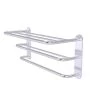 Allied Brass Satin Chrome Wall Mount Towel Rack
