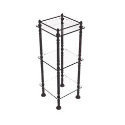 Allied Brass Three Tier Etagere With 14-in X 14-in Shelves In Venetian Bronze