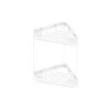 Allied Brass 1.7-in H Screw Mount Solid Brass Matte White Hanging Shower Caddy