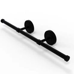 Allied Brass Prestige Regal Collection Wall Mounted Horizontal Guest Towel Holder In Matte Black