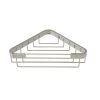 Allied Brass Toiletry Corner Shower Basket In Polished Nickel