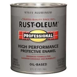 Rust-Oleum Professional Ready Mix Flat Aluminum Enamel Interior/Exterior Paint (Actual Net Contents: 32-fl Oz)