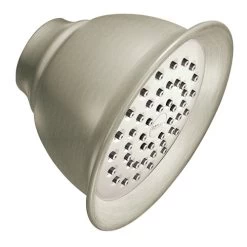 Moen Brushed Nickel 1-Spray Shower Head 2.5-GPM (9.5-LPM)