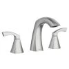 Moen Lindor Spot Resist Brushed Nickel 2-Handle Widespread WaterSense Bathroom Sink Faucet With Drain