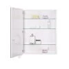 Jensen Metro Oversize 24-in X 30-in Rectangle Surface/Recessed Mirrored Medicine Cabinet