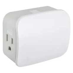 GE Enbrighten Z-Wave Plus Z-Wave Plus 15-Amp 120-Volt White 3-wire Grounding Plug