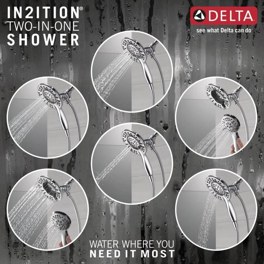 Delta Linden Chrome 1-Handle Shower Faucet - Image 2