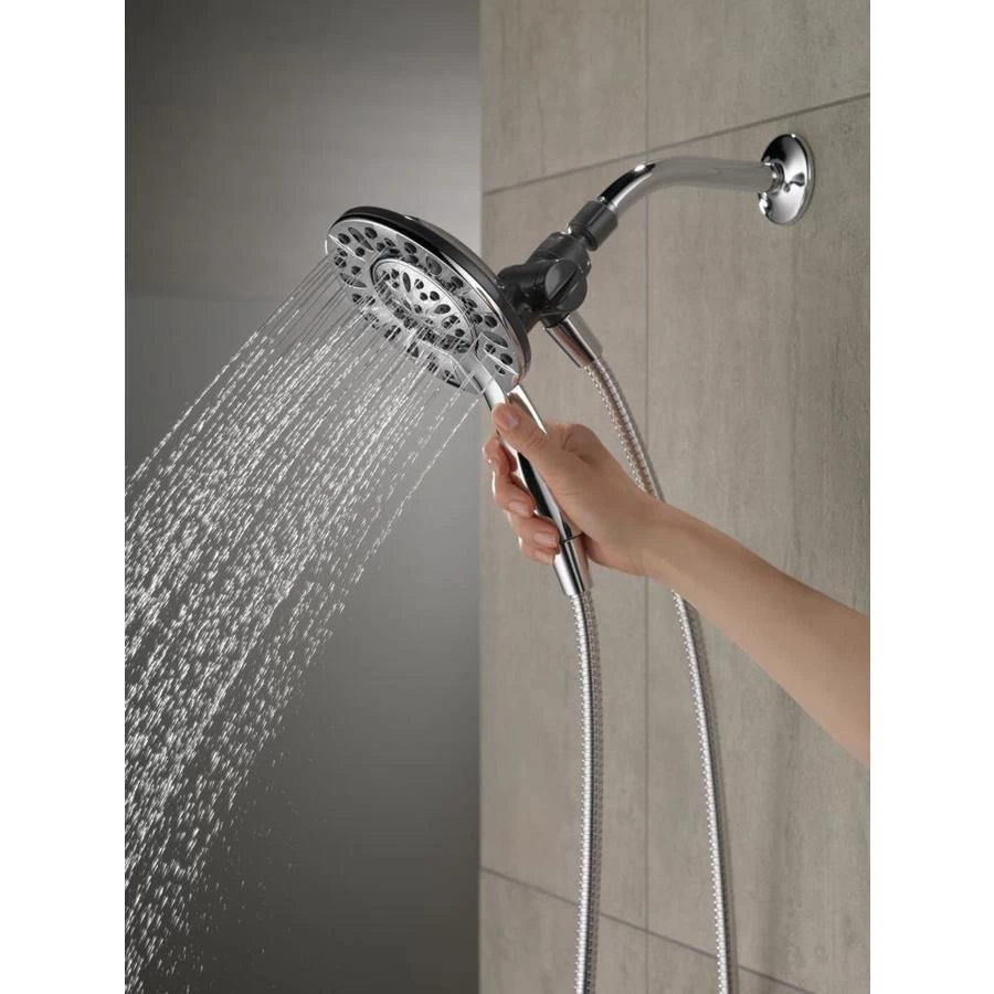 Delta Universal Showering Components Chrome 4-Spray Dual Shower Head 2.5-GPM (9.5-LPM) - Image 4