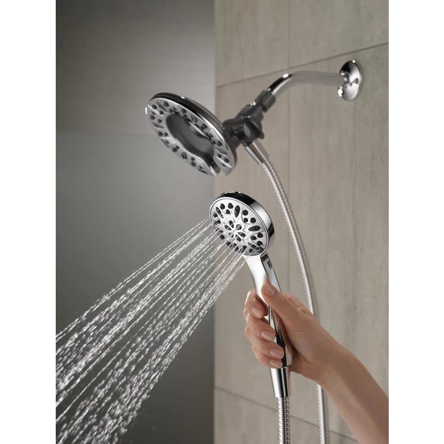 Delta Universal Showering Components Chrome 4-Spray Dual Shower Head 2.5-GPM (9.5-LPM) - Image 6