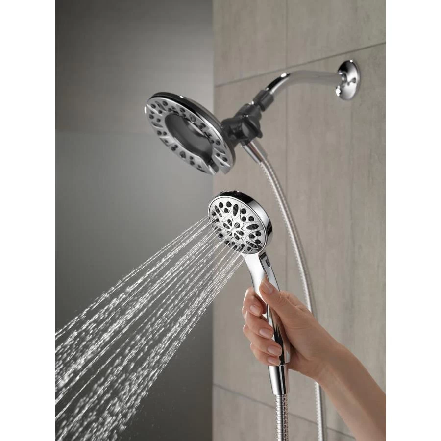 Delta Universal Showering Components Chrome 4-Spray Dual Shower Head 2.5-GPM (9.5-LPM) - Image 11