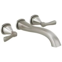 Valspar Delta Stryke Stainless 2-Handle Residential Wall Mount Bathtub Faucet