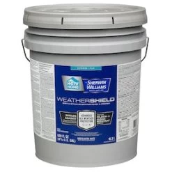 HGTV HOME By Sherwin-Williams Weathershield Extra White Flat Exterior Tintable Paint (Actual Net Contents: 620-fl Oz)