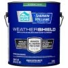 HGTV HOME By Sherwin-Williams Weathershield Extra White Satin Exterior Tintable Paint (Actual Net Contents: 124-fl Oz)