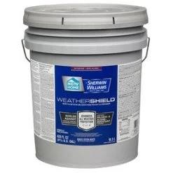 HGTV HOME By Sherwin-Williams Weathershield Extra White Semi-Gloss Exterior Tintable Paint (Actual Net Contents: 620-fl Oz)
