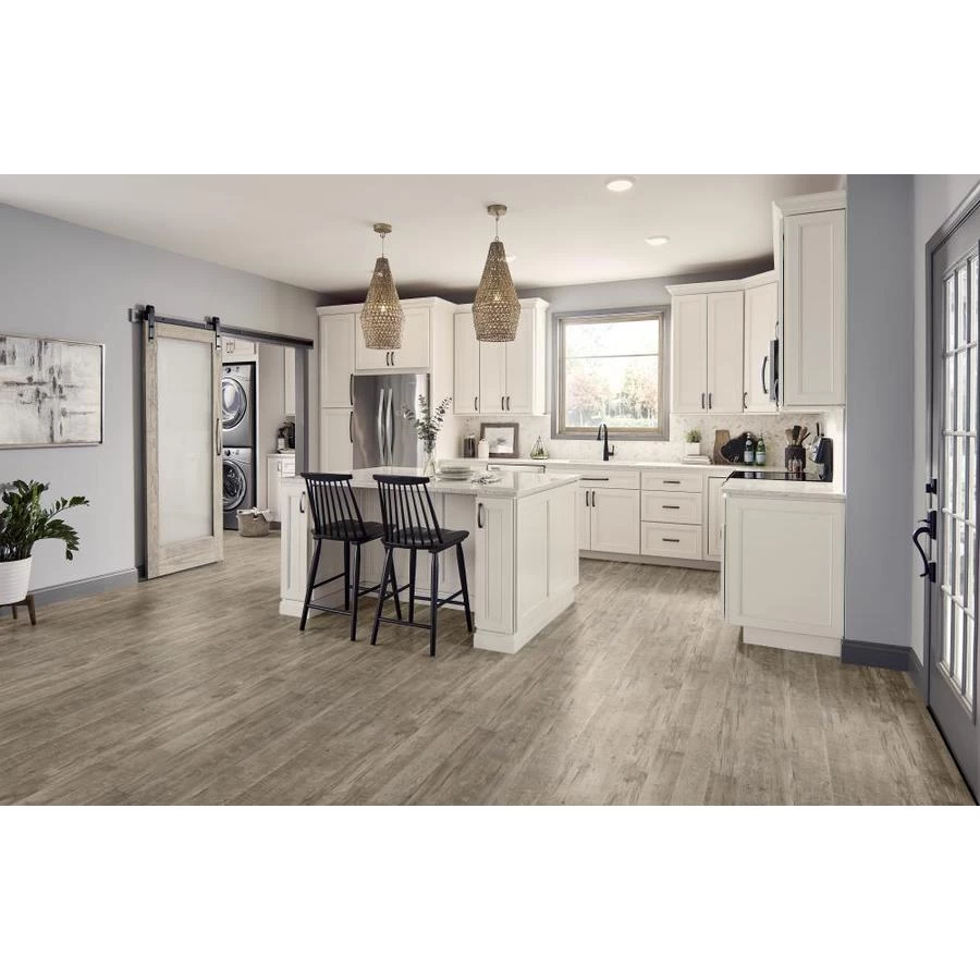 STAINMASTER SoftStep Plus 12-ft W Cut-to-Length Fawn Wood Look Low-Gloss Finish Sheet Vinyl - Image 2