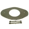 Valspar Danco 5.13-in Brushed Nickel Bathtub/Shower Deck Plate