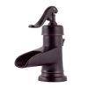 Clearance; Pfister Ashfield Tuscan Bronze 1-Handle Single Hole 4-in Centerset WaterSense Bathroom Sink Faucet With Drain