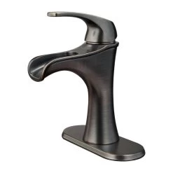 Pfister Jaida Tuscan Bronze 1-handle Single Hole WaterSense Bathroom Sink Faucet With Drain