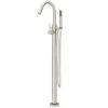 Valspar Pfister Modern Brushed Nickel 1-Handle Commercial/Residential Freestanding Bathtub Faucet
