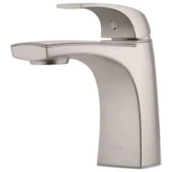 New Lower Price; Pfister Karci Spot Defense Brushed Nickel 1-Handle Single Hole WaterSense Bathroom Sink Faucet With Drain