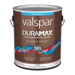 Valspar Duramax Base 1 Flat Exterior Tintable Paint (Actual Net Contents: 126-fl Oz)