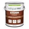 Valspar Pro Storm Coat Satin White Exterior Paint (Actual Net Contents: 128-fl Oz)