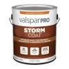 Valspar Pro Storm Coat Semi-Gloss White Exterior Paint (Actual Net Contents: 128-fl Oz)