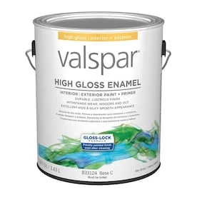 Valspar High-gloss Latex Enamel Interior/Exterior Paint (Actual Net Contents:116.0)