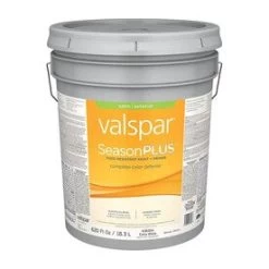Valspar SeasonPlus Extra White Satin Exterior Tintable Paint (Actual Net Contents: 620-fl Oz)