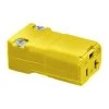 Hubbell 20-Amp-Volt Yellow 3-Wire Grounding Connector