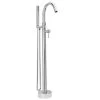Valspar Keeney Delphi Polished Chrome 1-Handle Residential Freestanding Bathtub Faucet With Hand Shower
