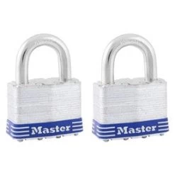 Master Lock 2-Pack 2-in Steel Keyed Padlock