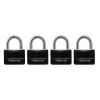 Master Lock 4-Pack 1.78-in Aluminum Keyed Padlock