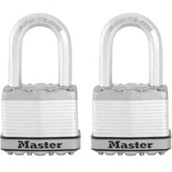 Master Lock 2-Pack 2-in Steel Keyed Padlock
