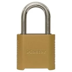Master Lock 2.11-in Brass Combination Padlock