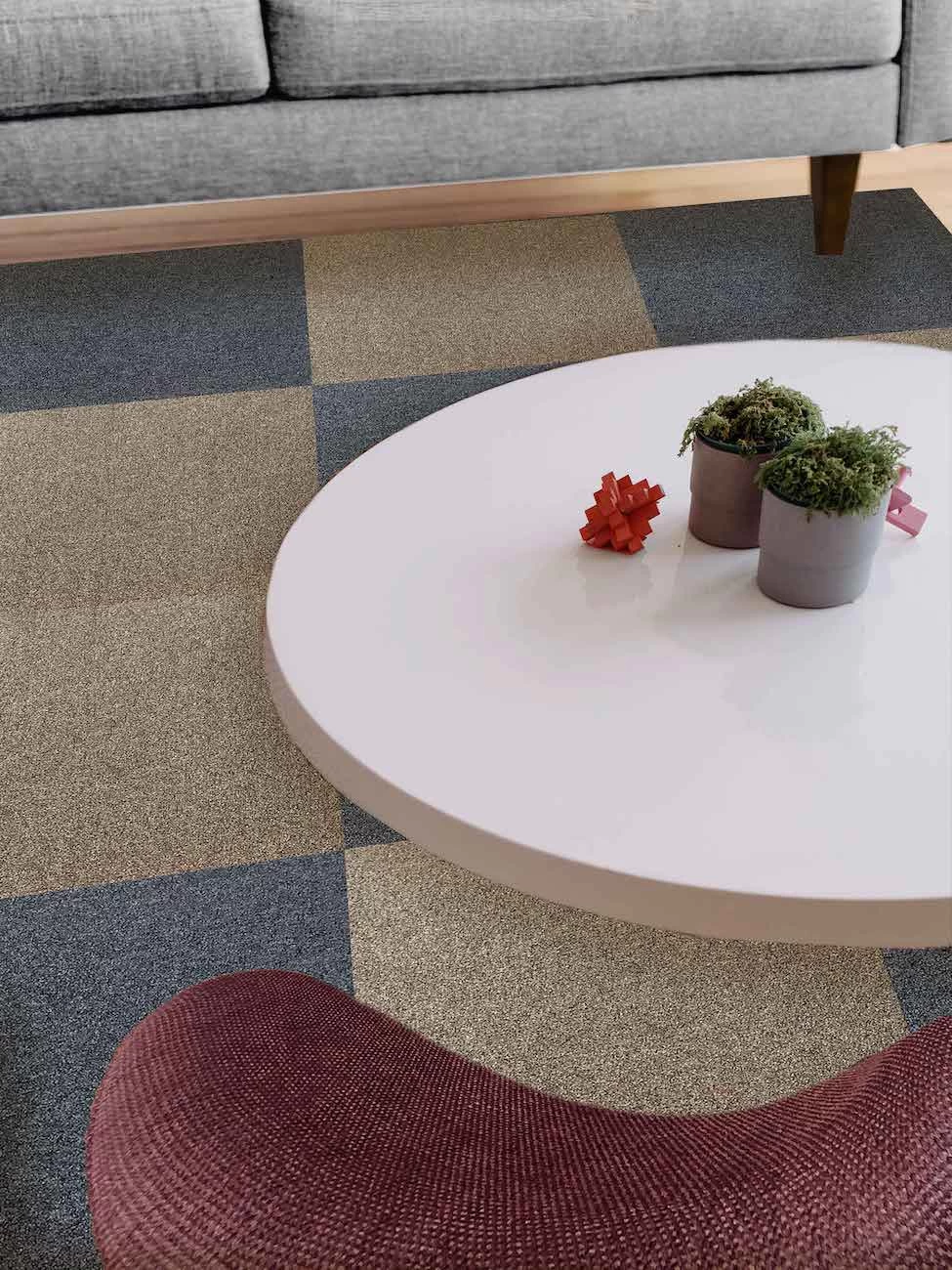 DIP Shade Carpet Tile Square 19.7 In. X 19.7 In. 16.2 Sq Ft/6 Pack - Image 4