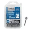 Teks #9 X 1-1/2-in Zinc-Plated Zinc-Plated Self-Drilling Roofing Screws (100-Count)
