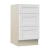 VILLA BATH By RSI Sanabelle 18-in W X 33.5-in H X 21.5-in D 3-Drawer Freestanding Cabinet Banks