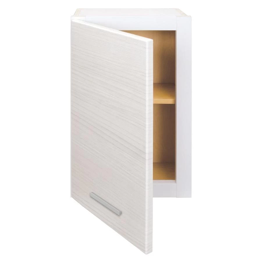 Style Selections Acadia 12-in W X 20-in H X 6.93-in D White Bathroom Wall Cabinet - Image 4