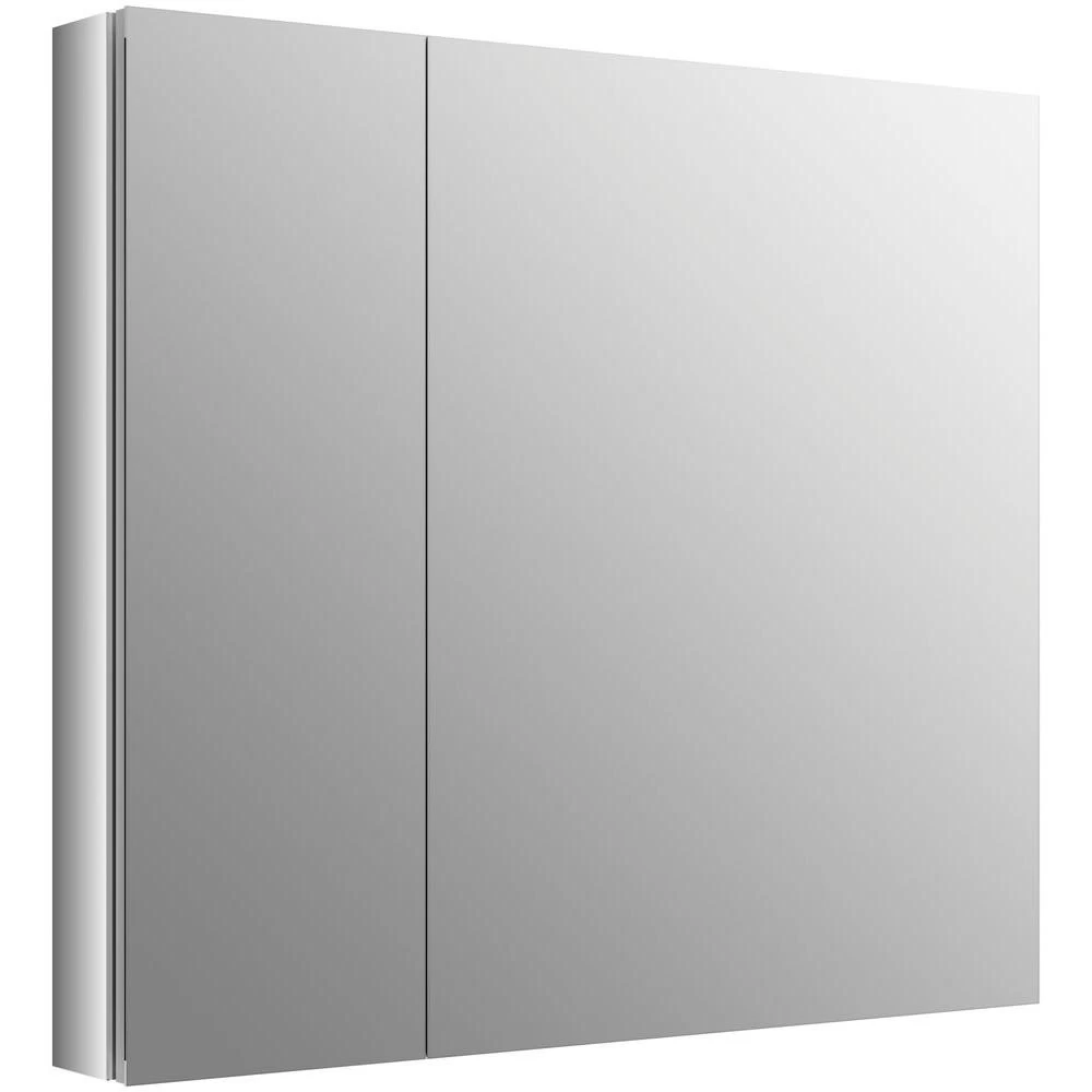 Verdera 34 In. W X 30 In. H Recessed Medicine Cabinet In Anodized Aluminum - Image 2