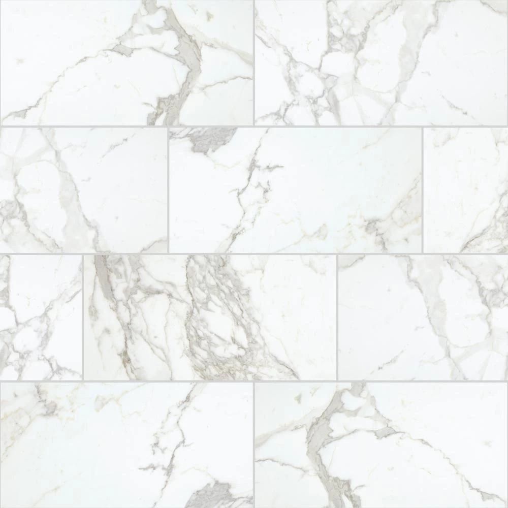 Daltile QuicTile 12 In. X 24 In. Tower White Matte Porcelain Locking Floor Tile (9.6 Sq. Ft. / Case) - Image 19