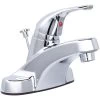 Aragon 4 In. Centerset Single-Handle Low-Arc Bathroom Faucet In Chrome