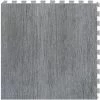 Perfection Floor Tile Deadwood Collection Barnwood/Satin 20-in X 20-in Water Resistant Interlocking Luxury Flooring (16.7-sq Ft)