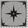 Perfection Floor Tile Geo Collection Astral Gray Accents/Satin 20-in X 20-in Water Resistant Interlocking Luxury Flooring (16.7-sq Ft)