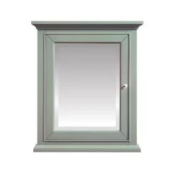 Windlowe 24 In. X 28 In. Surface-Mount Medicine Cabinet In Sea Green Finish