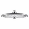 Vitalio 3-Spray 10 In. Single Wall Mount Fixed Rain Shower Head In Chrome