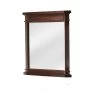 26 In. W X 30 In. H Framed Rectangular Beveled Edge Bathroom Vanity Mirror In Cherry