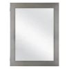 20 In. X 26 In. Recessed Or Surface Mount Framed Medicine Cabinet In Pewter
