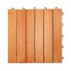 6 Slat Eucalyptus Interlocking Deck Tile