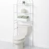 Zenna Home® 24"W X 68"H White Over-the-Toilet Storage Shelves